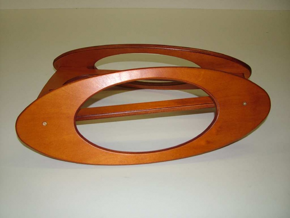 Hornst nder oval Kirschrot 07